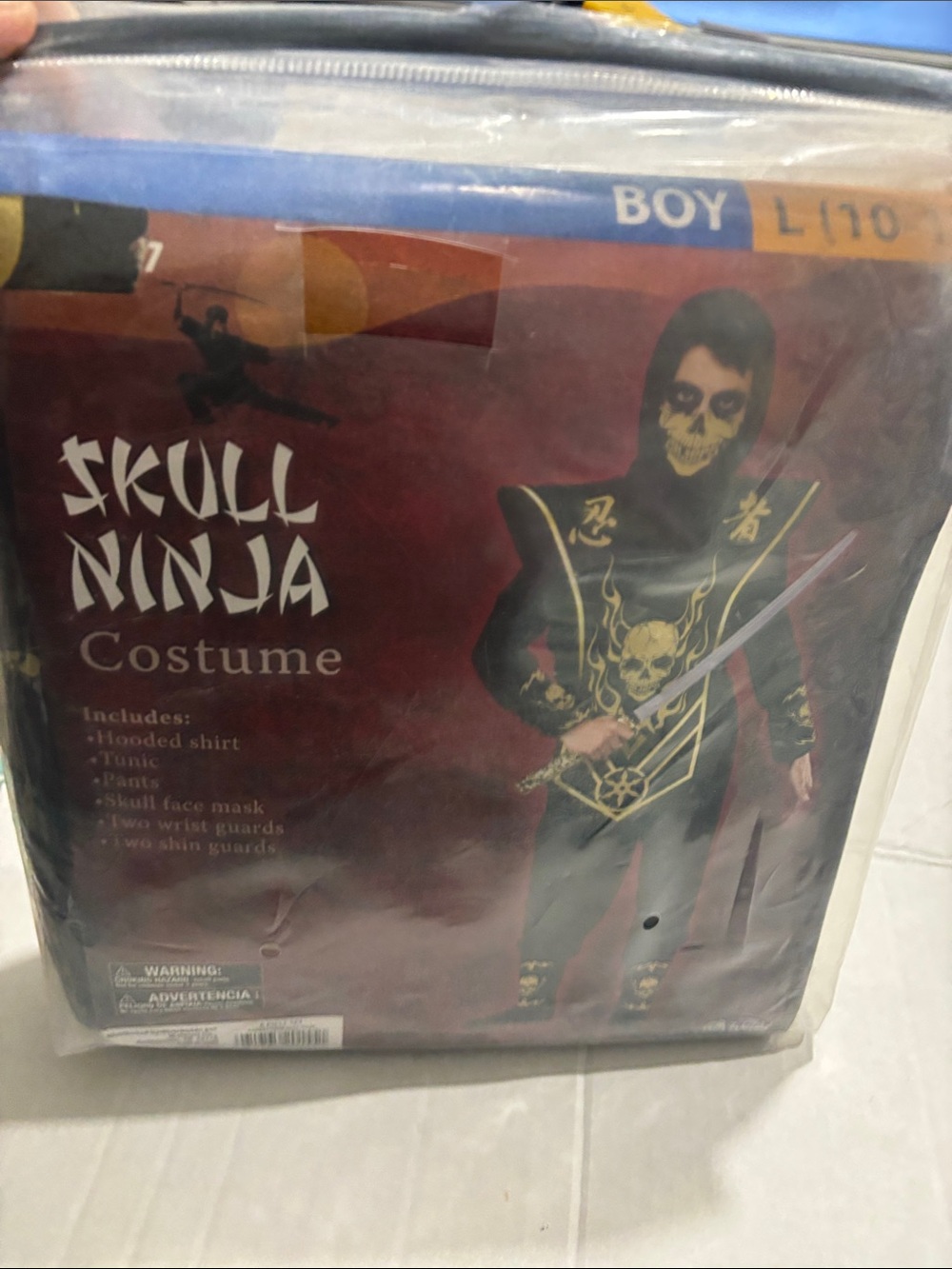 Skull Ninja Kids Costume - Black